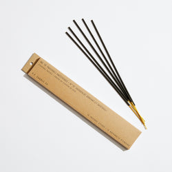 P.F. Candle Co. EU - Patchouli Sweetgrass Classic Scented Incense Sticks - Product - Our charcoal-based Incense is hand-dipped in our studio and packaged in kraft boxes