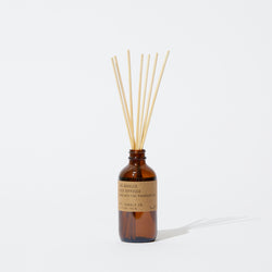 P.F. Candle Co. EU - Los Angeles Classic 3.5 fl oz Reed Diffuser - Product - Our Reed Diffusers come in apothecary-inspired amber glass bottles with our signature kraft label and rattan reeds. Low-maintenance scent throw, all day long - no match necessary.
